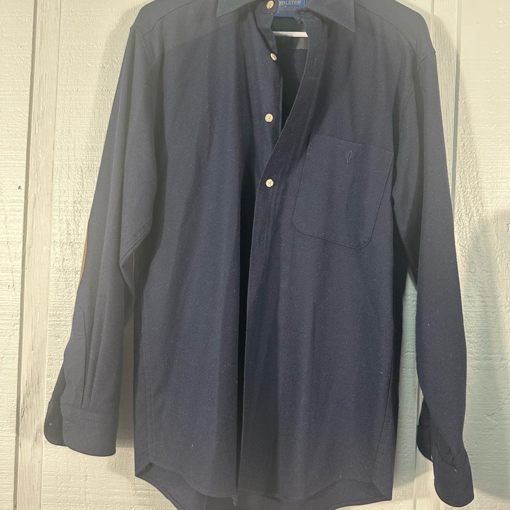 Pendleton Blue Long Sleeve Button Down Shirt Size… - image 2